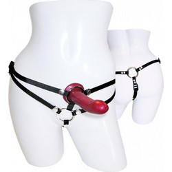 Sportsheets Doyble Penetration Harness Strap On με Dildo Κόκκινο
