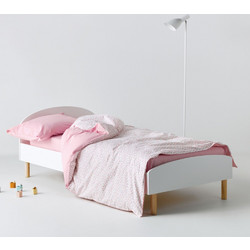 Kentia Σετ Παιδικά Σεντόνια Μονά Βαμβακερά 160x245 Cereza Pink 3τμχ