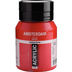 Royal Talens Amsterdam 318 Carmine Ακρυλικό Χρώμα Ζωγραφικής 500ml