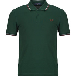 Fred Perry Ανδρική Μπλούζα Polo Κοντομάνικη Πράσινη M3600-85A