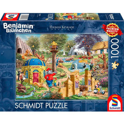 Puzzle Schmidt Benjamin Blumchen A Day at Neustadt 1000 Κομμάτια