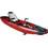 Caribbean Sea Kayaks 9'10" Propeler Πλαστικό Kayak 1 Ατόμου με Πετάλια Κόκκινο Μαύρο