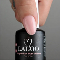 Laloo Blush Shimmer Base Coat Ημιμόνιμο Βερνίκι Νυχιών 15ml