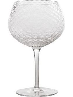 Zafferano Σετ Ποτήρια Κρασιού Γυάλινα Κολωνάτα Balloon Veneziano Mixology 520ml 4τμχ VN01600