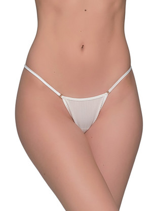 Milena By Paris Γυναικείο Sexy String Εκρού 6860