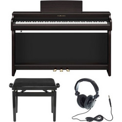 Yamaha CLP-825 Bundle Ηλεκτρικό Πιάνο Όρθιο με 88 Βαρυκεντρισμένα Πλήκτρα Rosewood