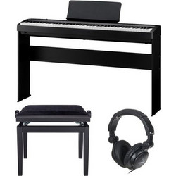 Kawai ES-60 Home Bundle Ηλεκτρικό Πιάνο Stage με 88 Βαρυκεντρισμένα Πλήκτρα Black