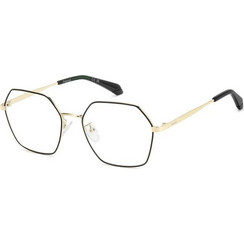 Polaroid Eyewear PLD612/G 2M2 Γυναικείος Σκελετός Γυαλιών Οράσεως Μεταλλικός Χρυσός Μαύρος