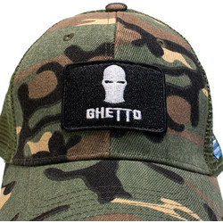 Ghetto Ανδρικό Καπέλο Jockey με Δίχτυ Snapback Υφασμάτινο Χακί