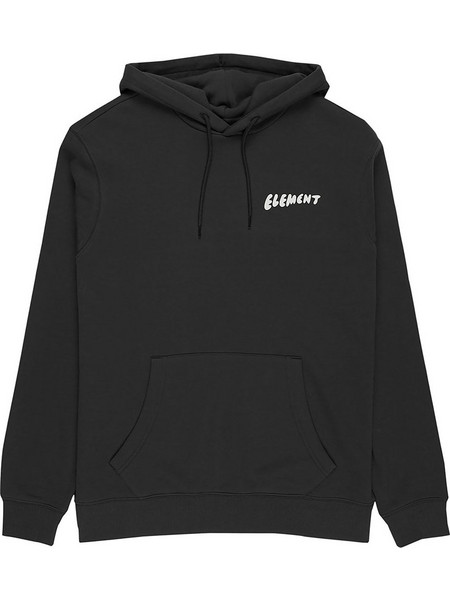 Element Ανδρικό Φούτερ με Κουκούλα & Τσέπες Μαύρο ELYSF00320-KTA0