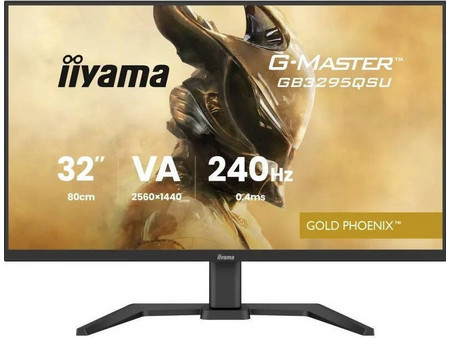 iiyama G-Master GB3295QSU-B1 VA HDR Gaming Monitor 31.5" 2560x1440 QHD 240Hz 0.4ms