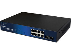 ALLNET ALL-SG8310V2PM Managed L2 Switch με 8 Θύρες Ethernet 1000Mbps και 2 SFP θύρες