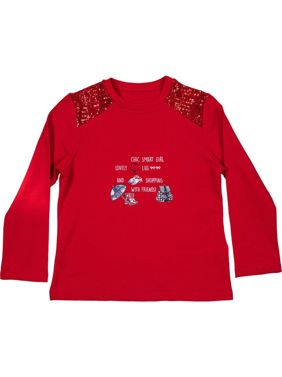 Joom Παιδικό T-Shirt Μακρυμάνικο Κόκκινο 38225516