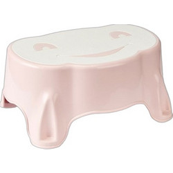 Thermobaby Babystep Βοηθητικό Σκαλοπάτι Μπάνιου Πλαστικό Αντιολισθητικό Ροζ TH1975P