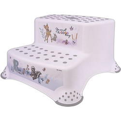 Lorelli Disney Deer Βοηθητικό Σκαλοπάτι Μπάνιου Διπλό Πλαστικό Αντιολισθητικό Λευκό 10130922400