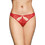 Softline Γυναικείο Sexy String με Δαντέλα Κόκκινο 2497