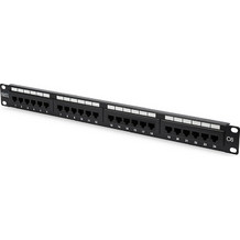 Digitus DN-91624U-CR Ethernet Patch Panel Rack 1U 24 Θυρών Cat.6 Unshielded UTP