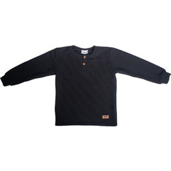 Serafino Παιδικό T-Shirt Μακρυμάνικο Μαύρο FW25-6213