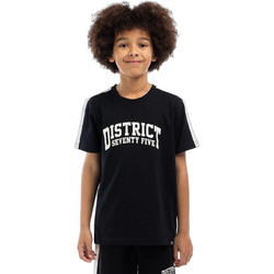 District75 Παιδικό T-Shirt Κοντομάνικο Μαύρο 126KBSS-702-071