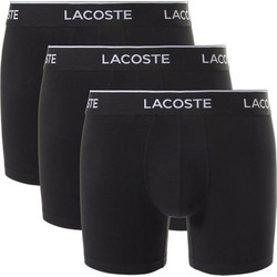 Lacoste Ανδρικά Μποξεράκια Σετ 3Pack Μαύρα 36H1290-031