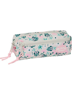 Safta Minnie Mouse Minty Κασετίνα Βαρελάκι με 3 Θήκες Πολύχρωμη S4313546