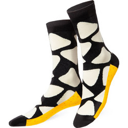Eat My Socks Nachos Ανδρικές Κάλτσες Ψηλές με Σχέδια Μαύρες EMSNOCNABK
