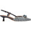 Tamaris Γόβες Slingback Δερμάτινες με Λεπτό Χαμηλό Τακούνι & Στρας Navy Μπλε 1-29512-46-897
