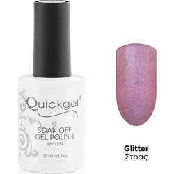 Quickgel G544 Lunar Shimmer Glitter Ημιμόνιμο Βερνίκι Νυχιών 15ml