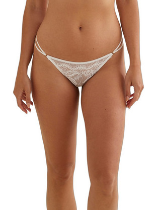 Promise Γυναικείο Sexy String με Δαντέλα Λευκό B0825