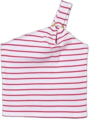 Mayoral Παιδικό Crop Top Λευκό Κόκκινο 26-06017-028