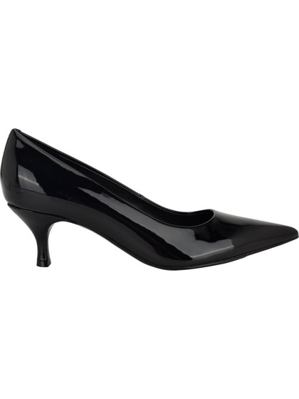 Nine West SISKO3 Γόβες Λουστρίνι με Λεπτό Χαμηλό Τακούνι Μαύρες 02-002