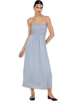 Only Maxi Καλοκαιρινό Καθημερινό Φόρεμα Μπλε 15352718