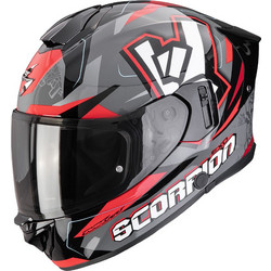 Scorpion Exo 530 Air Rok Grey Black Red Κράνος Μηχανής Full Face 1650gr