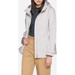Geox Γυναικείο Μπουφάν Softshell Μακρύ Εκρού W6520GT3334F1723