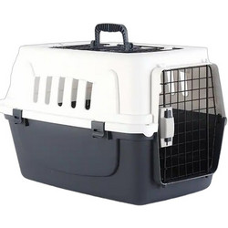 Vesta PetTransport 2 Κλουβί Μεταφοράς Σκύλου 58.5x41x38cm Λευκό Ανθρακί