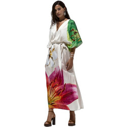 Nema Maxi Καλοκαιρινό Φόρεμα για Γάμο / Βάπτιση Floral Λευκό 15107N911