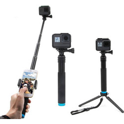 Telesin GP-MNP-090-D Selfie Stick & Τρίποδο για Action Cameras (Universal)
