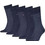 Tommy Hilfiger Ανδρικές Κάλτσες Ψηλές με Σχέδια Navy Μπλε 5Pack 701235374-001