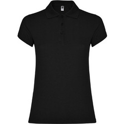 Roly Γυναικεία Μπλούζα Polo Κοντομάνικη Μαύρη PO6634-02