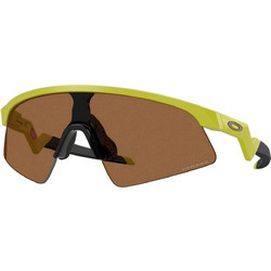 Oakley OO9015 12 Ανδρικά Γυαλιά Ηλίου Μάσκα Κοκάλινα Κίτρινα με Καφέ Φακό