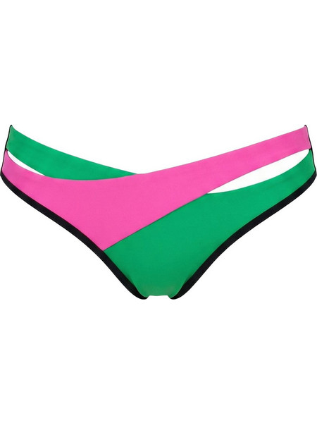 Marko Bikini Slip Πράσινο Φούξια M-822