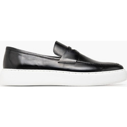Damiani Ανδρικά Μοκασίνια Loafers Δερμάτινα Μαύρα 6503