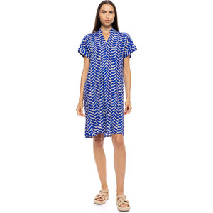 Pink Label Mini Καλοκαιρινό Καθημερινό Φόρεμα Μεταξωτό Royal Blue B685 Pink Label Mini Καλοκαιρινό Καθημερινό Φόρεμα Μεταξωτό Royal Blue B685