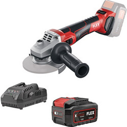 Flex LBE 18.0-EC C (D00552) Γωνιακός Τροχός Μπαταρίας 18V 125mm με Ρύθμιση Στροφών 1x5Ah