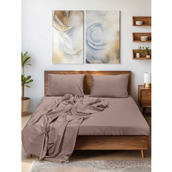 MADI Σεντόνι Υπέρδιπλο 240x260 Sleek Brown