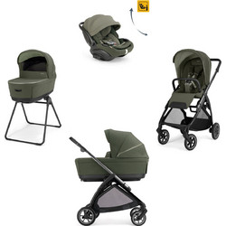 Inglesina Electa Quattro Darwin Recline Evo 2026 Καρότσι Μωρού 3 σε 1 Loft Green Iron Black