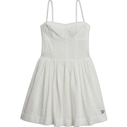 Superdry Mini Καλοκαιρινό Καθημερινό Φόρεμα Λευκό W8012023A-5RQ