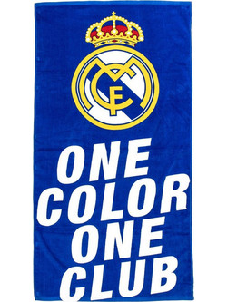 Real Madrid Παιδική Πετσέτα Θαλάσσης Μπλε 70x140cm 8445484459784
