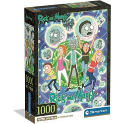 Puzzle Clementoni Rick And Morty 1000 Κομμάτια 37510