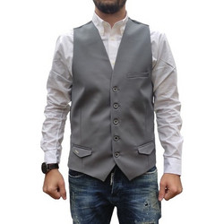 Stefan Χειμερινό Ανδρικό Γιλέκο Casual με Κανονική Εφαρμογή Ανθρακί 4003-FW